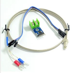 MAX6675 Module + K Type Thermocouple Thermocouple Sensor Can Measure 1024 Degrees