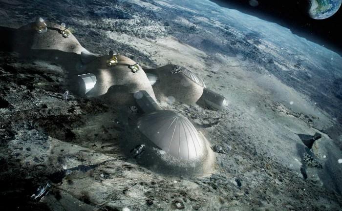 3D Printing A Village on the Moon