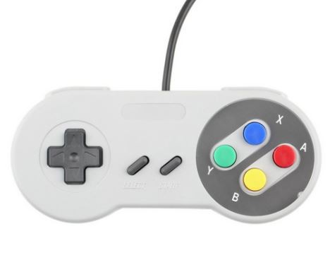 Wired Game Joystick Nintendo Snes Controller