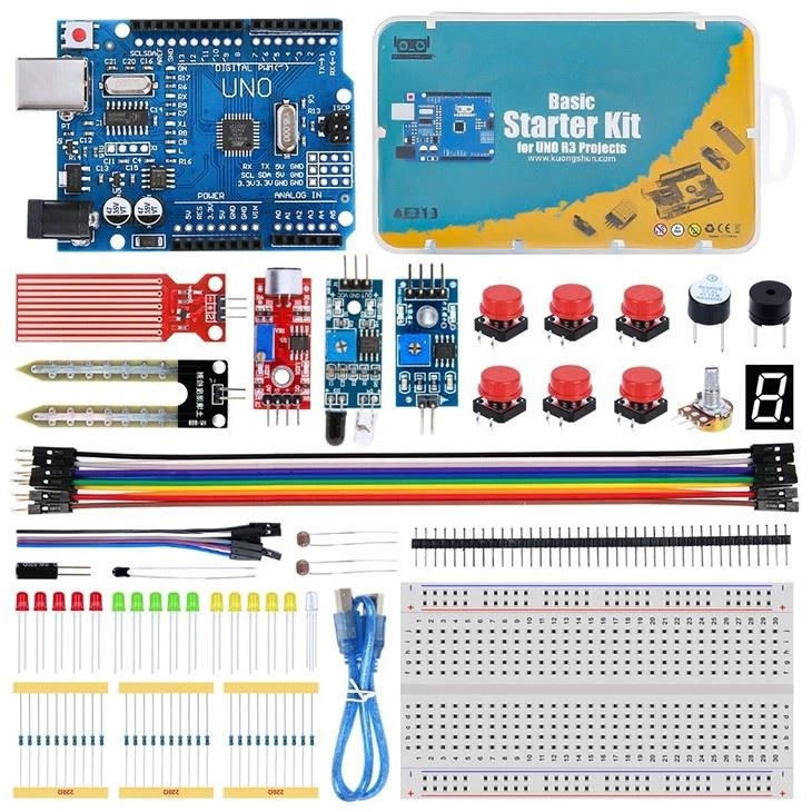 Basic Starter Kit For UNO R3 Projects